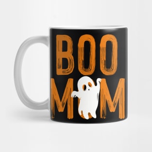 Boo Mom Funny Halloween Spooky Ghost Mug